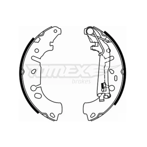 Sada brzdových čeľustí TX 21-85 (TOMEX Brakes)