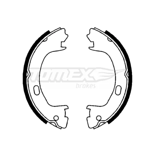 Sada brzdových čeľustí TOMEX Brakes TX 22-71