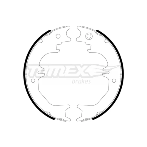 Sada brzdových čeľustí TOMEX Brakes TX 22-84