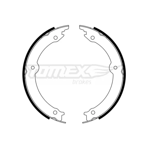 Sada brzd. čeľustí parkov. brzdy TOMEX Brakes TX 23-33