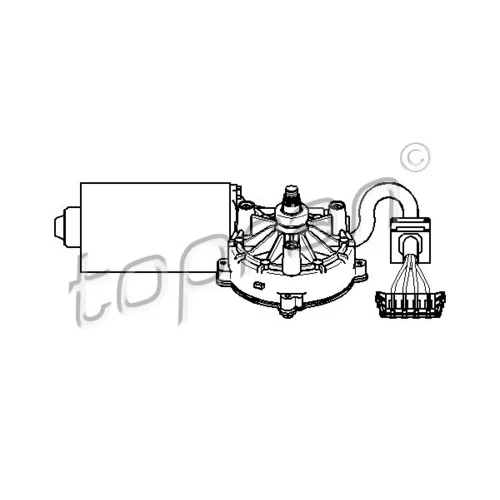 Motor stieračov TOPRAN 401 531