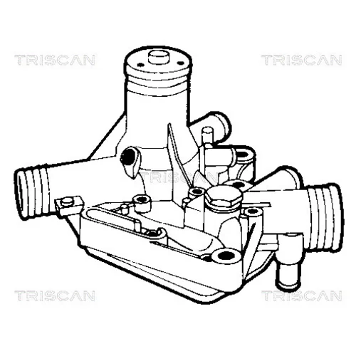 Vodné čerpadlo, chladenie motora TRISCAN 8600 25087 - obr. 1