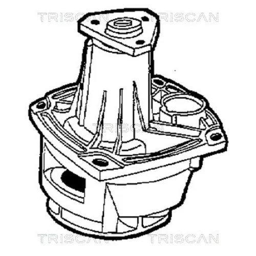 Vodné čerpadlo, chladenie motora TRISCAN 8600 12001 - obr. 1