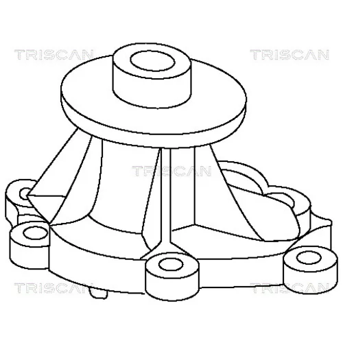 Vodné čerpadlo, chladenie motora TRISCAN 8600 14130 - obr. 1