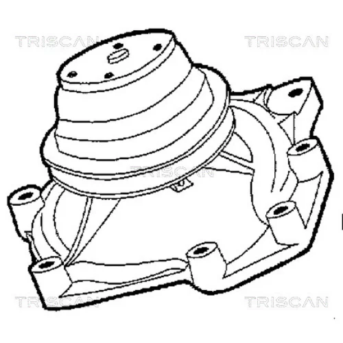 Vodné čerpadlo, chladenie motora TRISCAN 8600 17001 - obr. 1