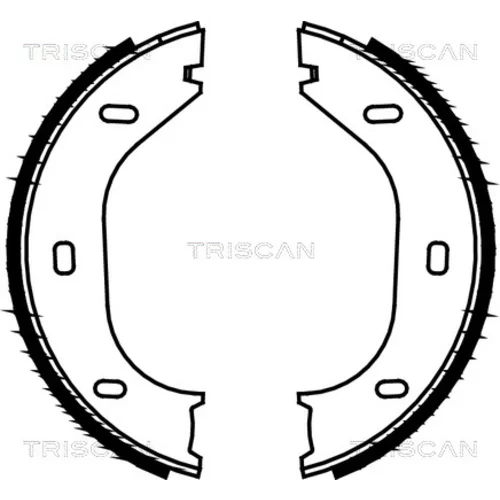 Sada brzd. čeľustí parkov. brzdy TRISCAN 8100 10290