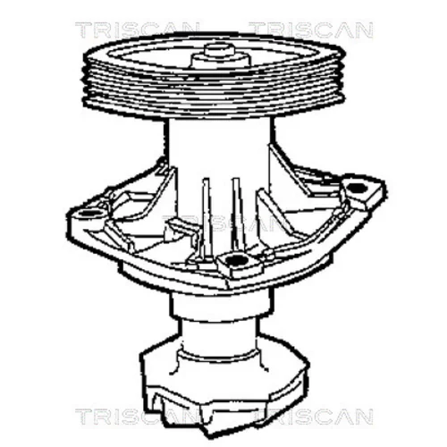 Vodné čerpadlo, chladenie motora TRISCAN 8600 15010 - obr. 1