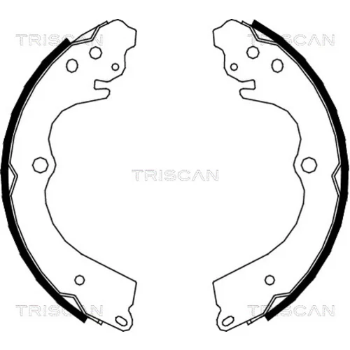 Sada brzd. čeľustí parkov. brzdy TRISCAN 8100 68005