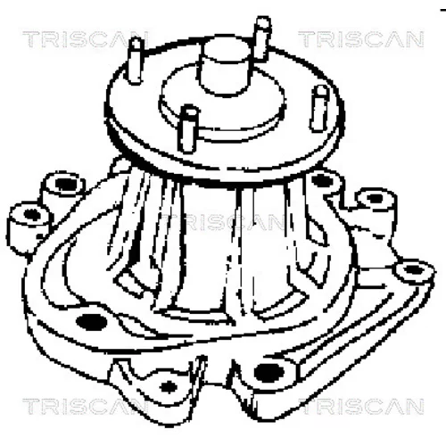 Vodné čerpadlo, chladenie motora TRISCAN 8600 13912 - obr. 1