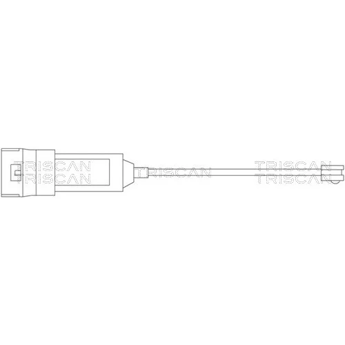 Výstražný kontakt opotrebenia brzdového obloženia TRISCAN 8115 29002