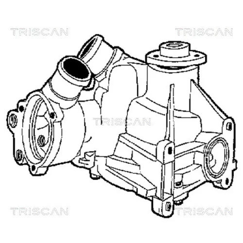 Vodné čerpadlo, chladenie motora 8600 23009 /TRISCAN/ - obr. 1