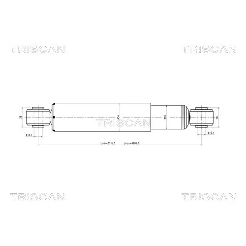 Tlmič pérovania TRISCAN 8705 10205