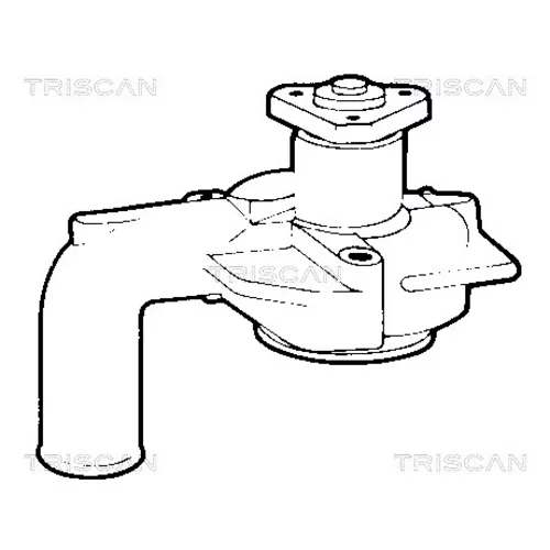 Vodné čerpadlo, chladenie motora TRISCAN 8600 16457 - obr. 1