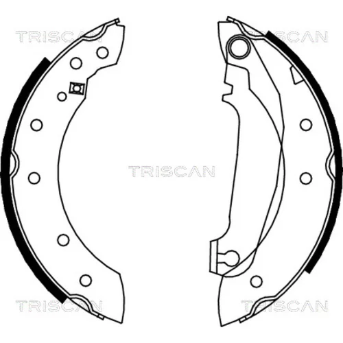 Sada brzdových čeľustí TRISCAN 8100 27516