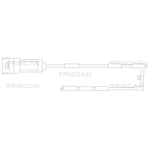 Výstražný kontakt opotrebenia brzdového obloženia TRISCAN 8115 24001