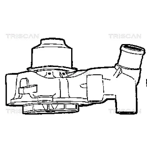 Vodné čerpadlo, chladenie motora TRISCAN 8600 16004 - obr. 1
