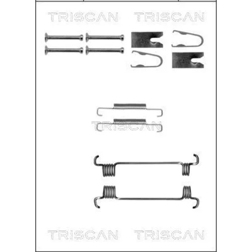 Sada príslušenstva čeľustí parkovacej brzdy TRISCAN 8105 152563