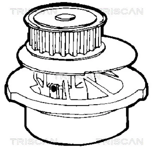 Vodné čerpadlo, chladenie motora TRISCAN 8600 24868 - obr. 1