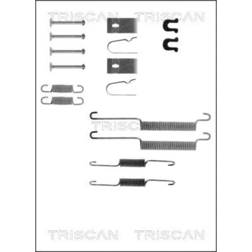 Sada príslušenstva brzdovej čeľuste TRISCAN 8105 402537