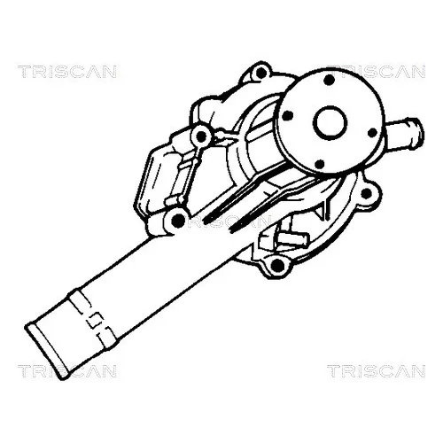 Vodné čerpadlo, chladenie motora TRISCAN 8600 50820 - obr. 1