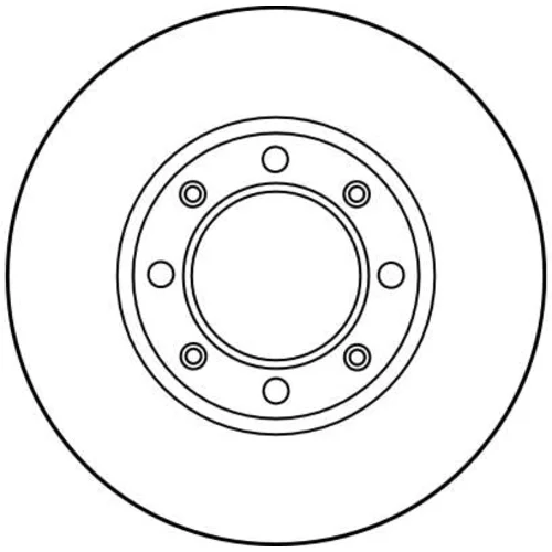 Brzdový kotúč TRW DF1300 - obr. 1
