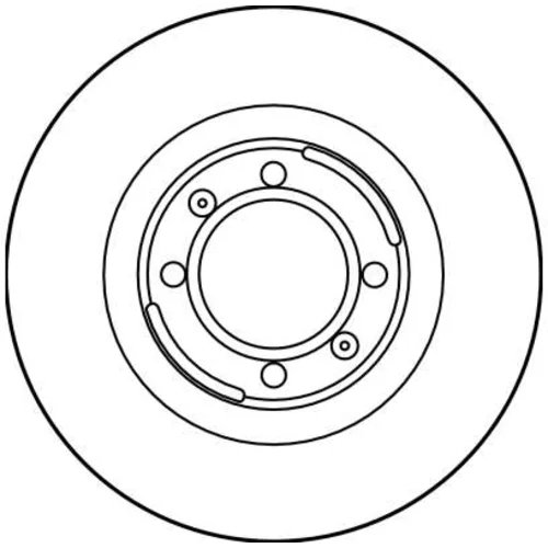 Brzdový kotúč TRW DF1705 - obr. 1