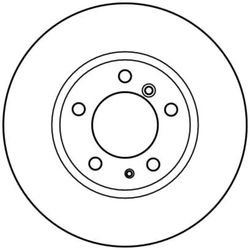 Brzdový kotúč TRW DF2558 - obr. 1