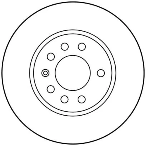 Brzdový kotúč TRW DF2681 - obr. 1