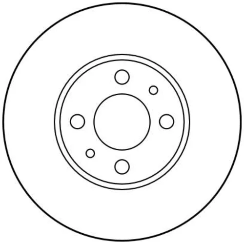 Brzdový kotúč TRW DF2734 - obr. 1