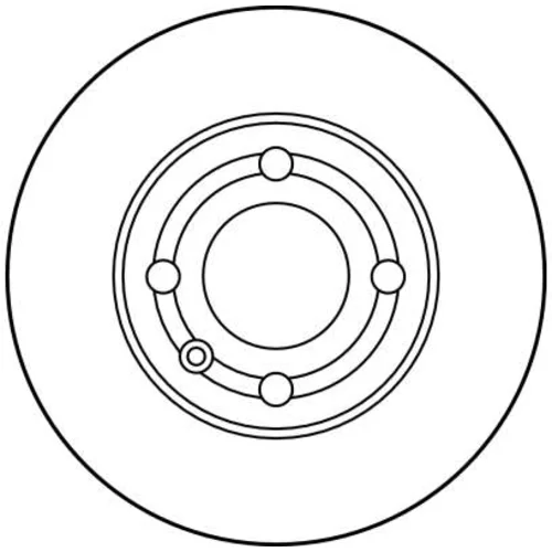 Brzdový kotúč TRW DF2780 - obr. 1