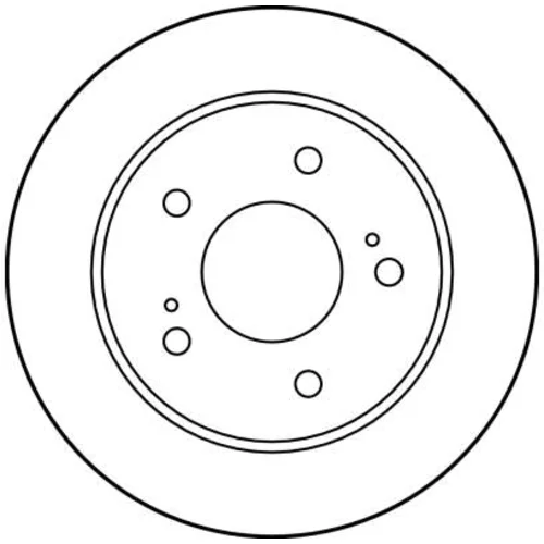 Brzdový kotúč TRW DF4001 - obr. 1