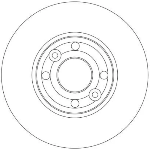 Brzdový kotúč TRW DF4364 - obr. 1
