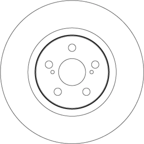 Brzdový kotúč TRW DF4445S - obr. 1