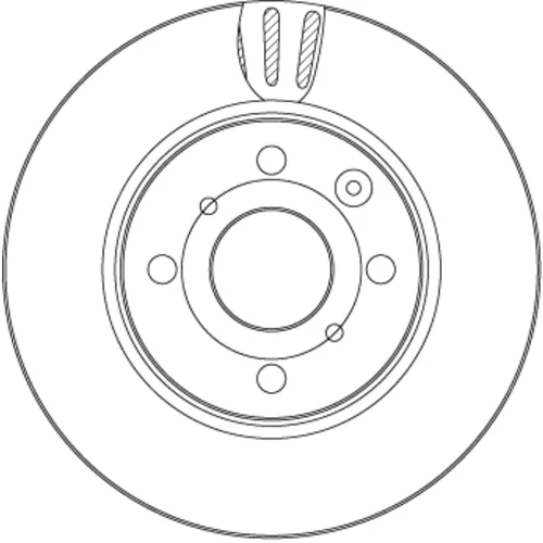 Brzdový kotúč TRW DF4469 - obr. 1