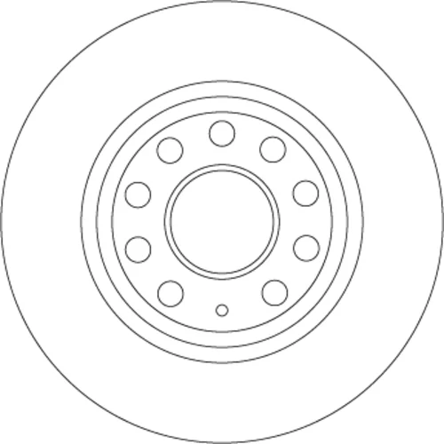 Brzdový kotúč TRW DF4558 - obr. 3