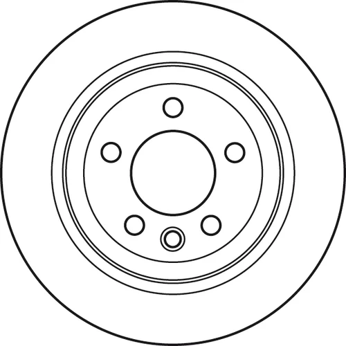 Brzdový kotúč TRW DF4718S - obr. 1