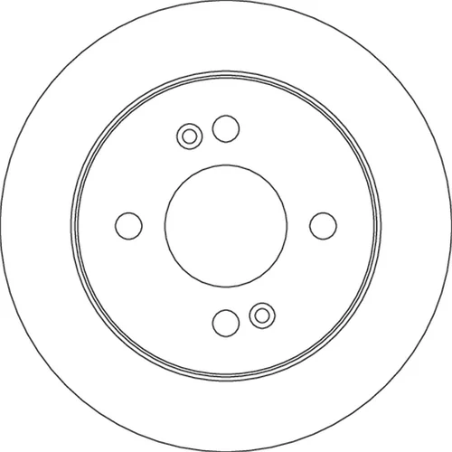Brzdový kotúč TRW DF4801 - obr. 1