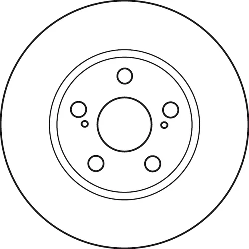 Brzdový kotúč TRW DF4906 - obr. 1