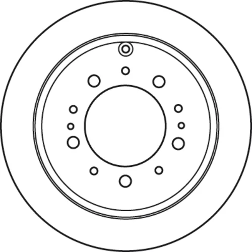 Brzdový kotúč TRW DF4965S - obr. 1