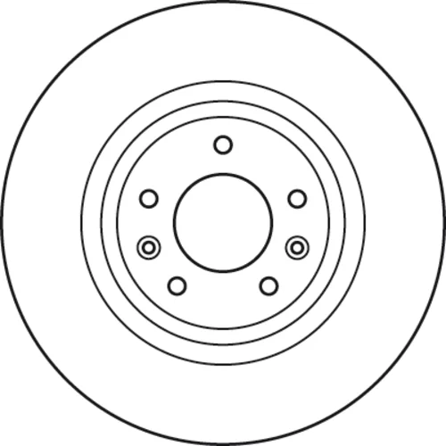 Brzdový kotúč TRW DF4970S - obr. 1