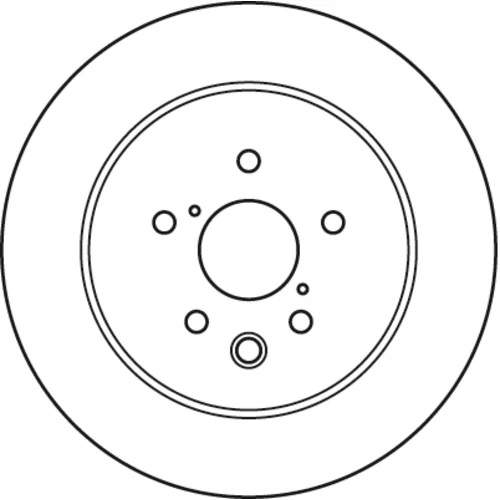 Brzdový kotúč TRW DF6063 - obr. 1