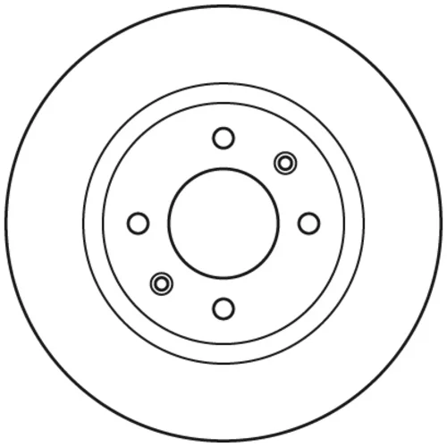 Brzdový kotúč TRW DF6116 - obr. 1
