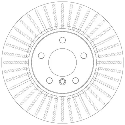 Brzdový kotúč TRW DF6220S - obr. 1