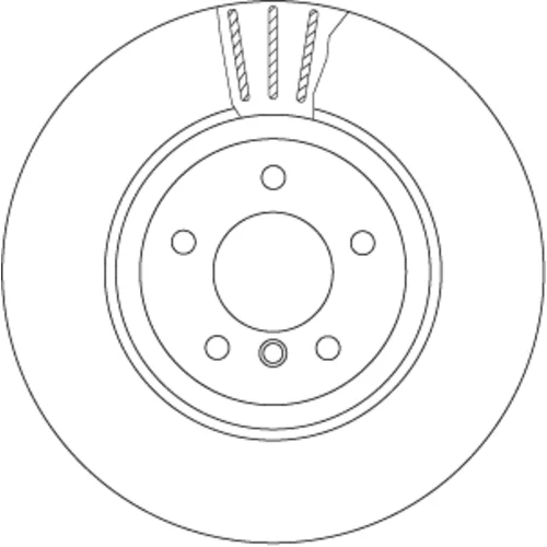 Brzdový kotúč TRW DF6624S