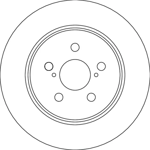 Brzdový kotúč TRW DF6828