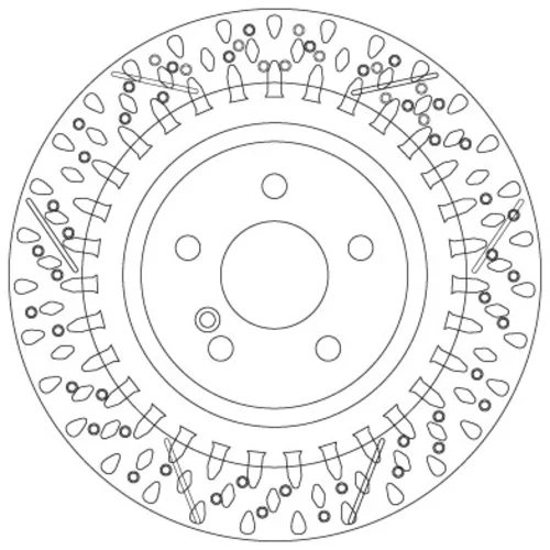 Brzdový kotúč TRW DF6900