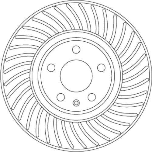 Brzdový kotúč TRW DF6950S