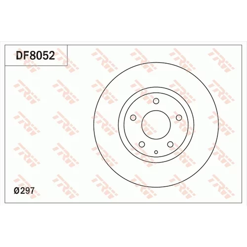 Brzdový kotúč TRW DF8052