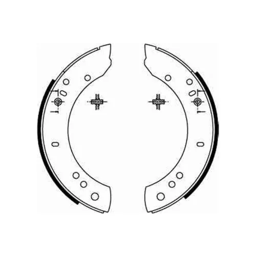 Sada brzdových čeľustí TRW GS6082 - obr. 1