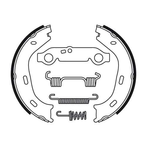 Sada brzd. čeľustí parkov. brzdy TRW GS8218 - obr. 1